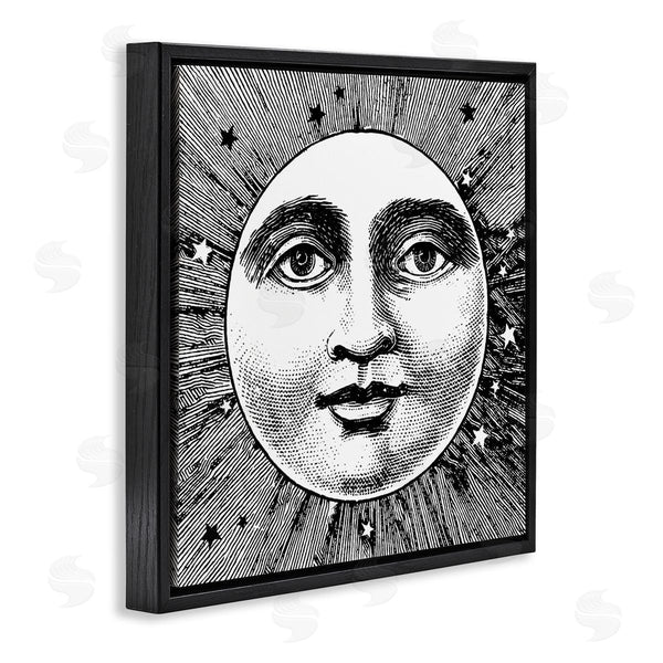 Stupell Industries Stupell Studio | Moon & Stars Face