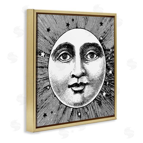 Stupell Industries Stupell Studio | Moon & Stars Face