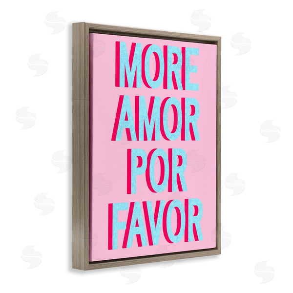 Stupell Industries Stupell Studio | More Amor Phrase