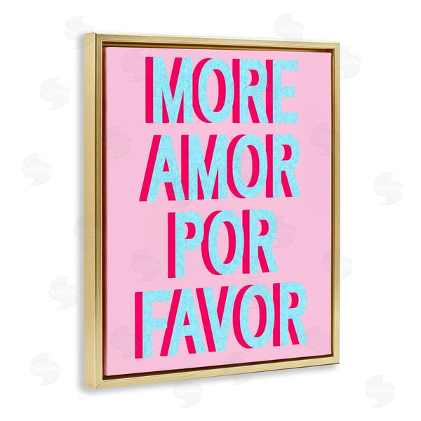 Stupell Industries Stupell Studio | More Amor Phrase