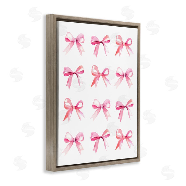 Stupell Industries Stupell Studio | Pink Bows Rows
