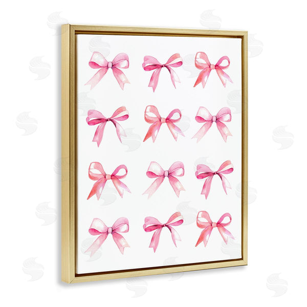 Stupell Industries Stupell Studio | Pink Bows Rows