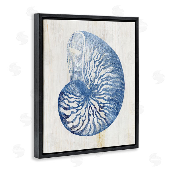 Stupell Industries Susan Arnot | Blue Nautilus Shell