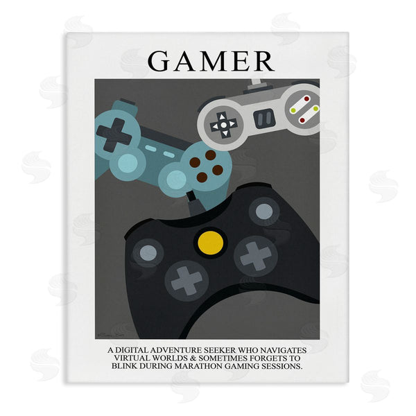 stupell industries Susan Ball | Gamer Vintage Poster
