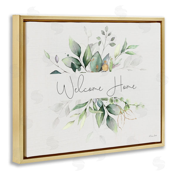 Stupell Industries Susan Ball | Soft Leaves Welcome