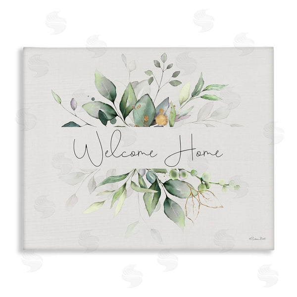stupell industries Susan Ball | Soft Leaves Welcome