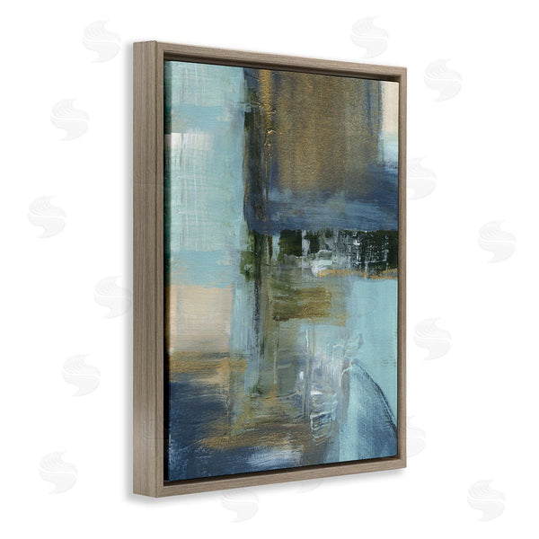 Stupell Industries Susan Jill | Abstract Blue & Glam