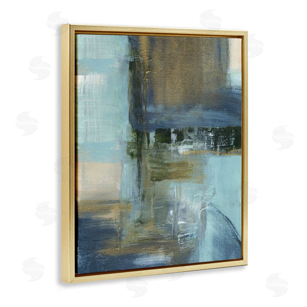 Stupell Industries Susan Jill | Abstract Blue & Glam