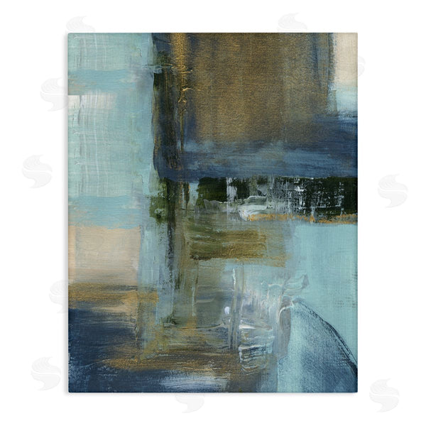 stupell industries Susan Jill | Abstract Blue & Glam