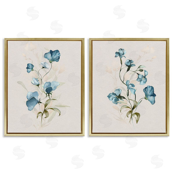 Stupell Industries Susan Jill | Blue Botanical Herbs