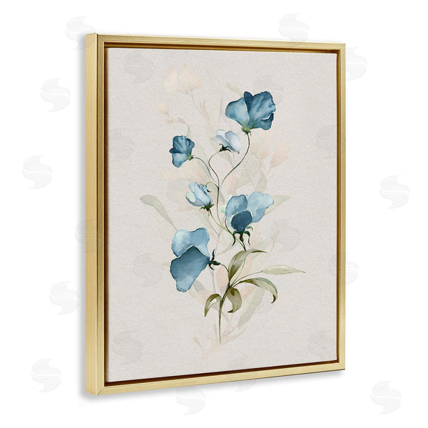 Stupell Industries Susan Jill | Blue Herb & Blossom