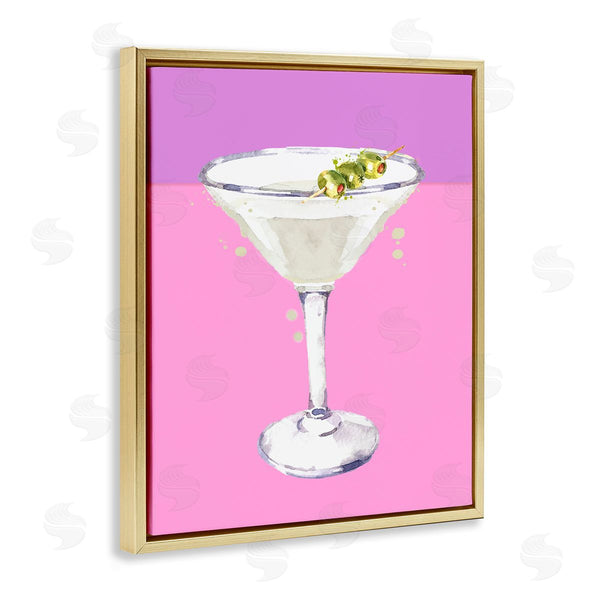 Stupell Industries Susan Jill | Bright Olive Martini