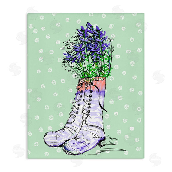 stupell industries Susan Lugar | Lavender Herb Boots
