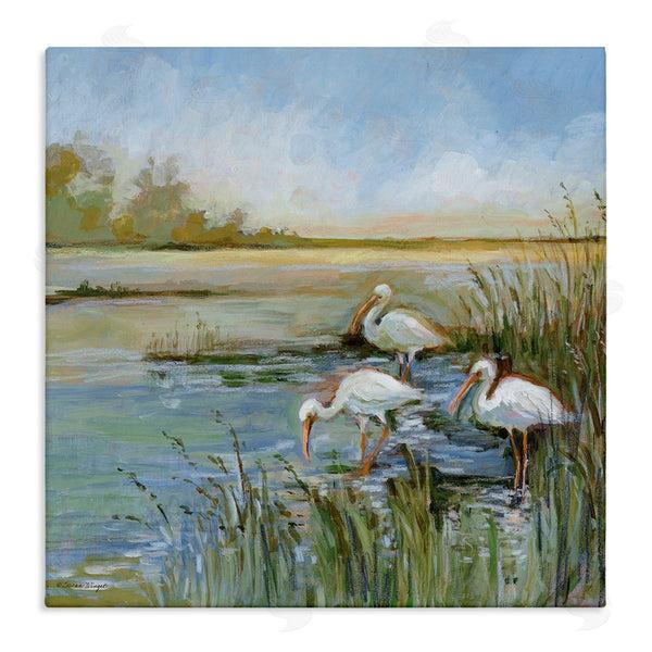 stupell industries Susan Winget | Ibis On The Water