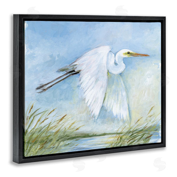 Stupell Industries Susan Winget | White Egret Flying