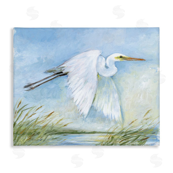 stupell industries Susan Winget | White Egret Flying