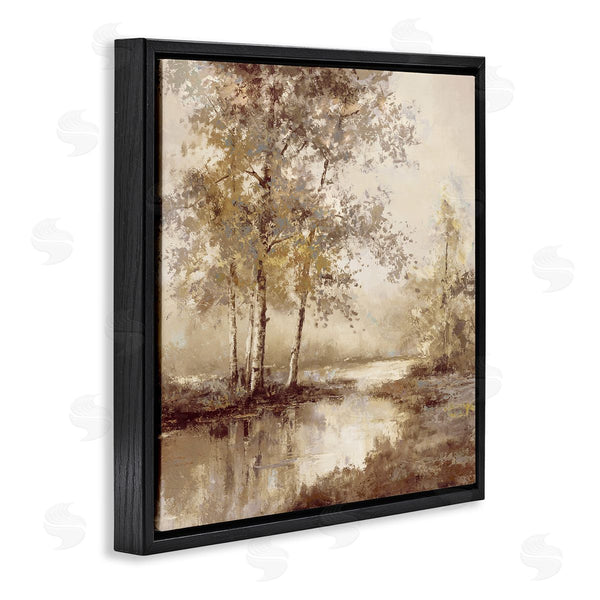 Stupell Industries T.C. Chiu | Forest Stream In Sepia