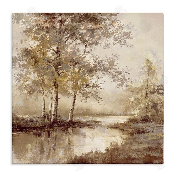 stupell industries T.C. Chiu | Forest Stream in Sepia