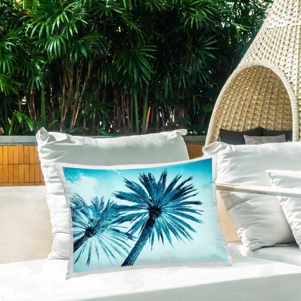 Stupell Industries Tai Prints | Blue Tropical Palms