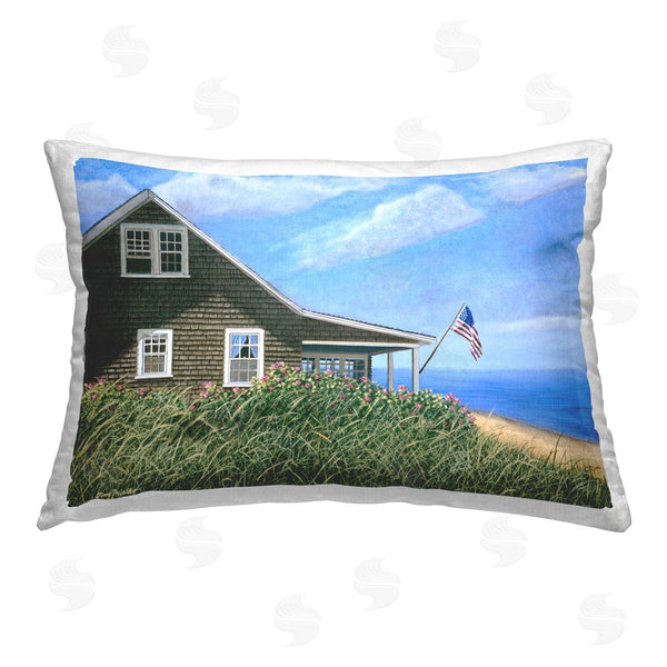 Stupell Industries Tom Mielko | Cape House With Flag