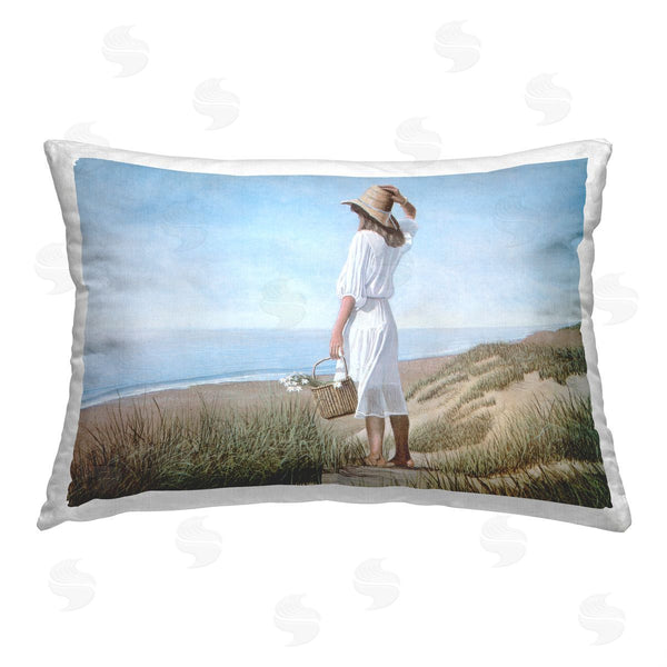 stupell industries Tom Mielko | Girl At Beach Coast
