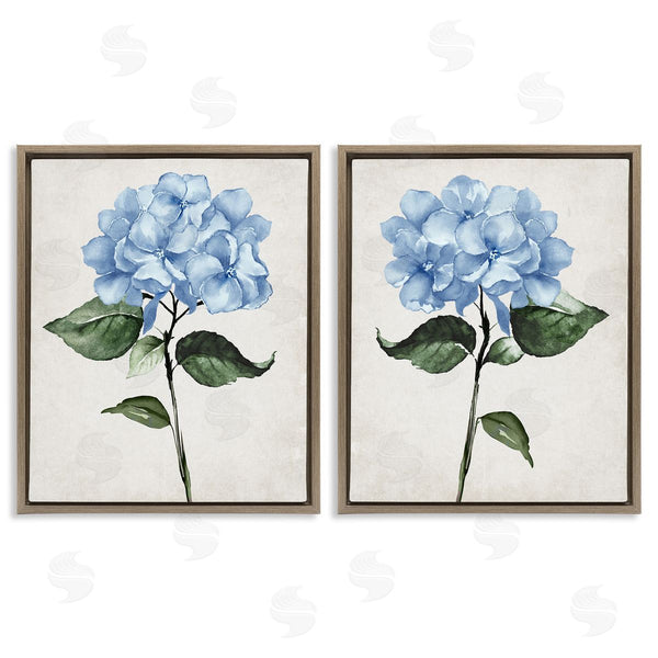 Stupell Industries Val Rhodes | Blue Hydrangea Stems