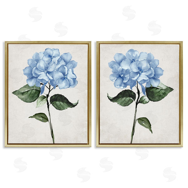Stupell Industries Val Rhodes | Blue Hydrangea Stems