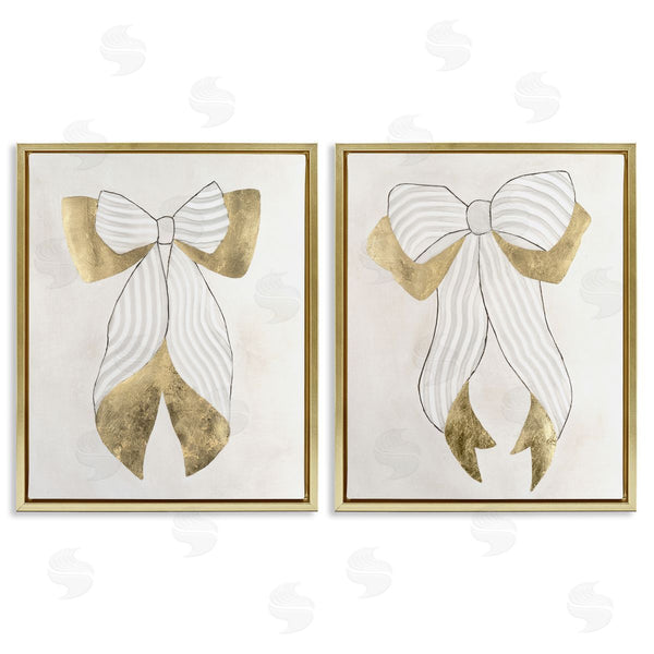 Stupell Industries Vanna Lam | Neutral Chic Bow