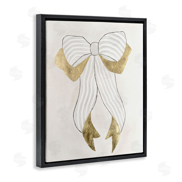 Stupell Industries Vanna Lam | Neutral Glam Ribbon