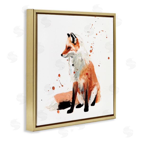 Stupell Industries Victoria Borges | Sitting Fox
