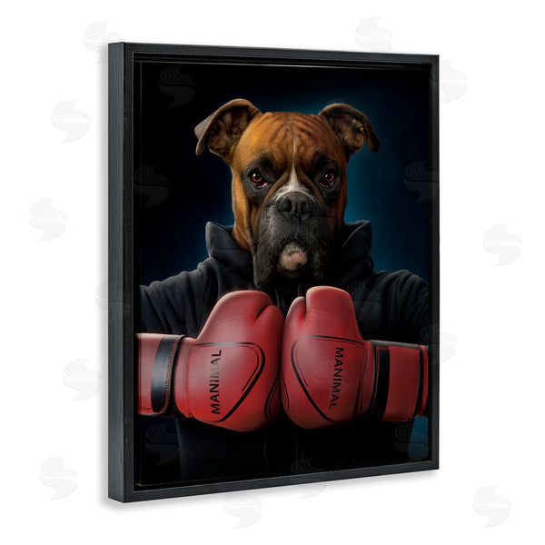 Stupell Industries Vincent Hie | Boxing Boxer Dog