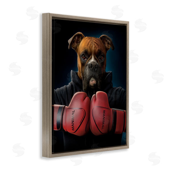 Stupell Industries Vincent Hie | Boxing Boxer Dog