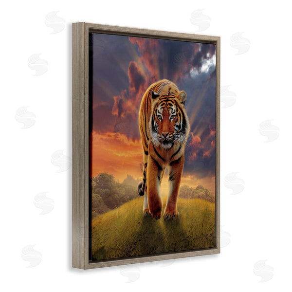 Stupell Industries Vincent Hie | Rising Tiger Sunset