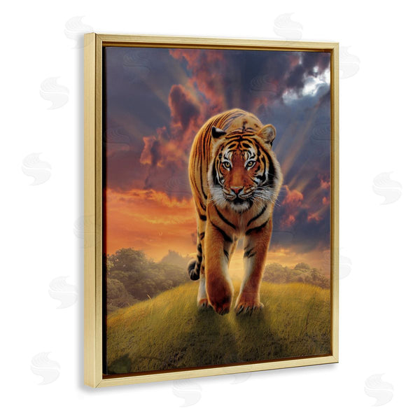 Stupell Industries Vincent Hie | Rising Tiger Sunset