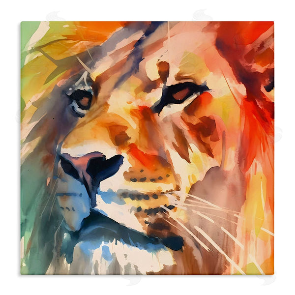 stupell industries Walker Noble | Strong Lion Gaze