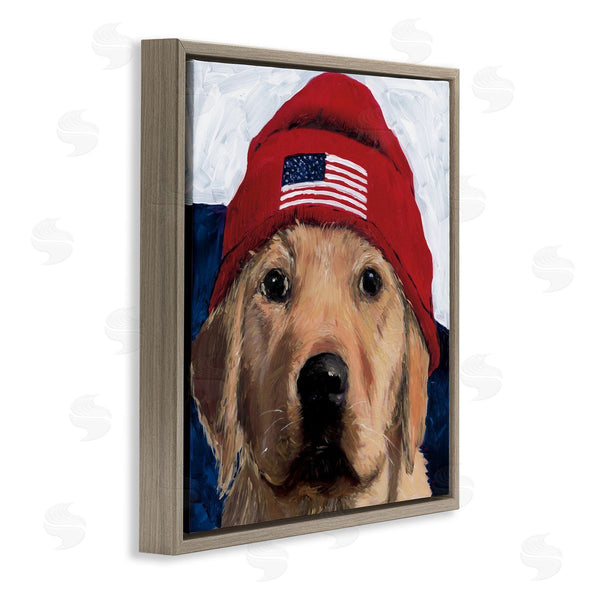 Stupell Industries Wani Pasion | American Dog In Hat