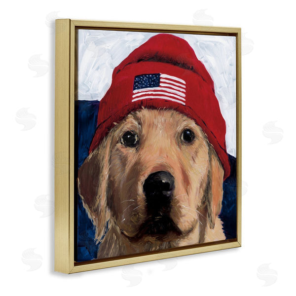 Stupell Industries Wani Pasion | American Dog In Hat