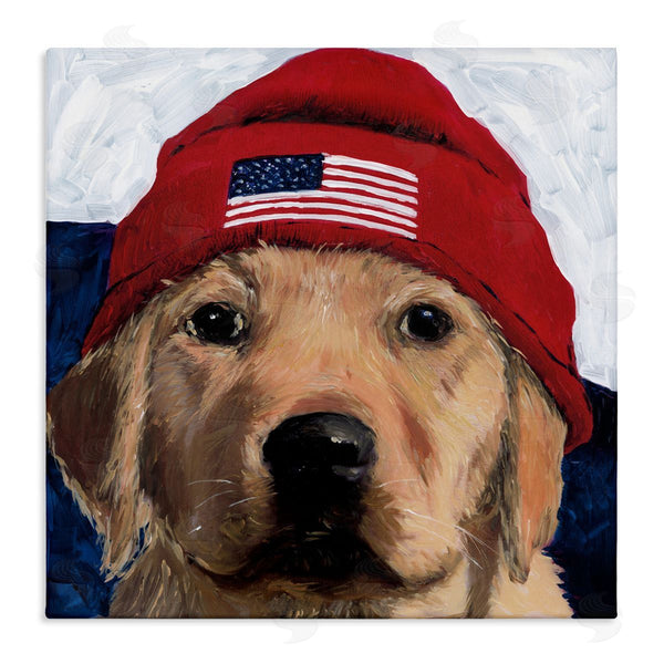stupell industries Wani Pasion | American Dog in Hat