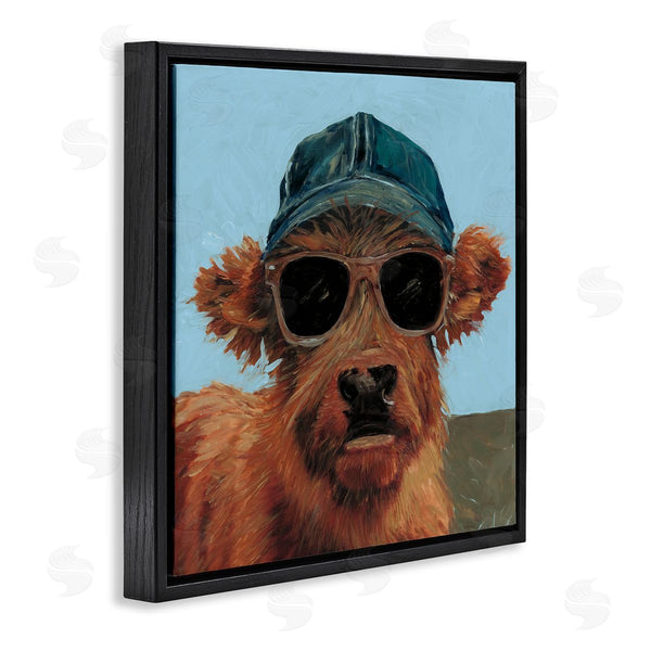 Stupell Industries Wani Pasion | Cow In Baseball Cap