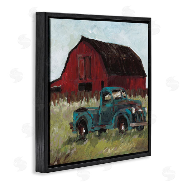 Stupell Industries Wani Pasion | Truck & Red Barn