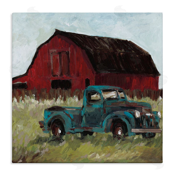 stupell industries Wani Pasion | Truck & Red Barn