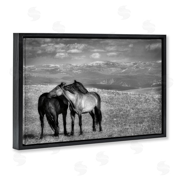 Stupell Industries Wendy Caro | Focused Horse Duo