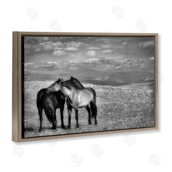 Stupell Industries Wendy Caro | Focused Horse Duo
