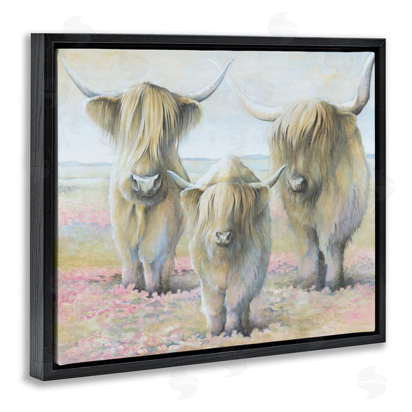 Stupell Industries White Ladder | Gentle Cattle Trio