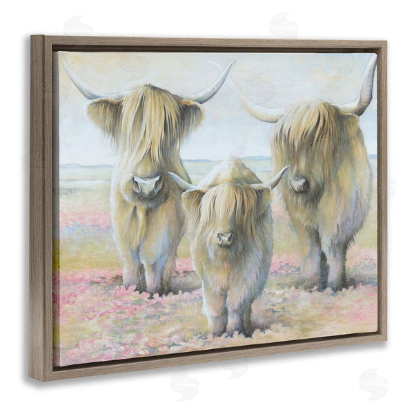 Stupell Industries White Ladder | Gentle Cattle Trio