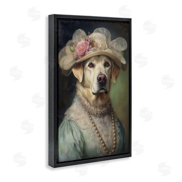 Stupell Industries Wumples | Elegant Yellow Labrador