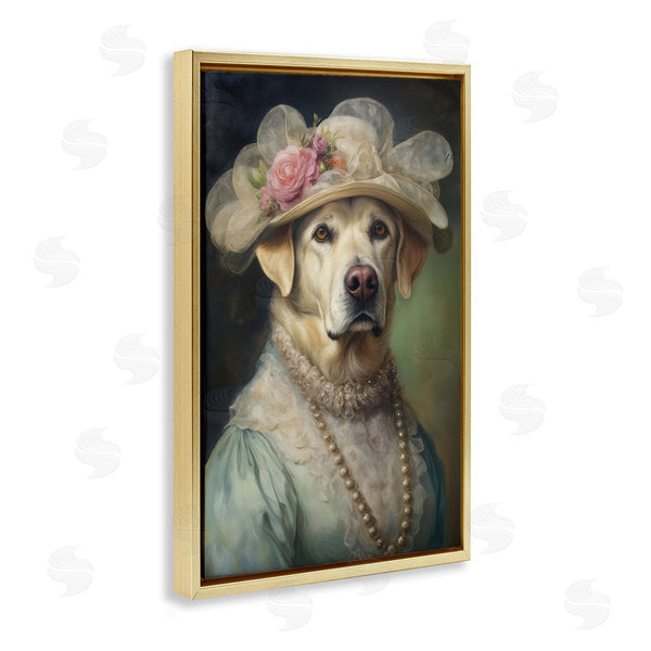 Stupell Industries Wumples | Elegant Yellow Labrador