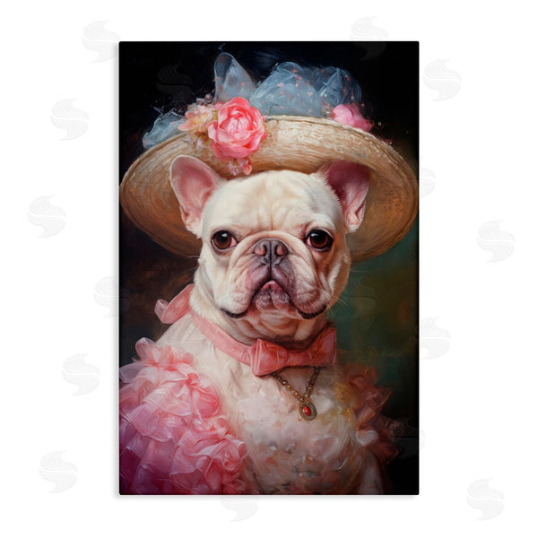 stupell industries Wumples | Pink Victorian Frenchie