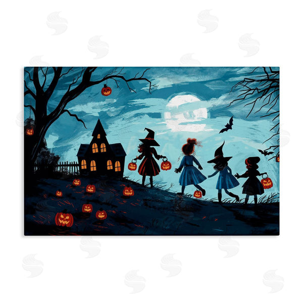 stupell industries Wumples | Witch Trick Or Treaters