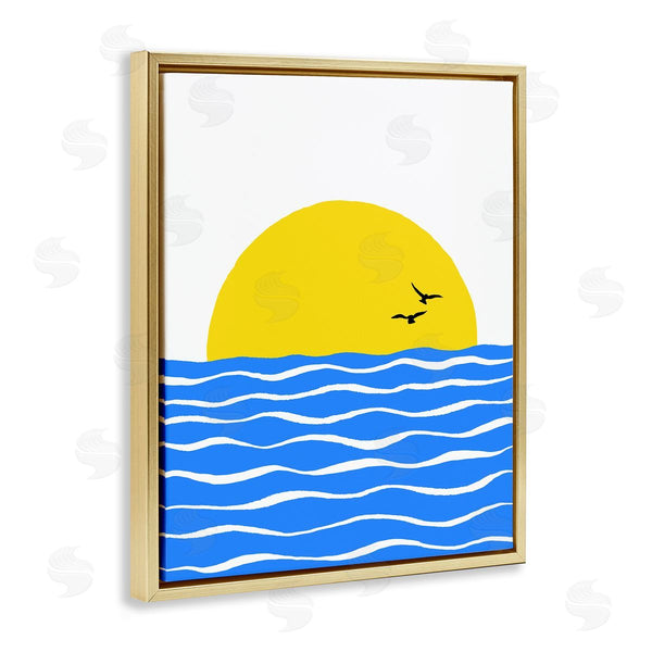 Stupell Industries XYZ Studio | Birds & Blue Sea